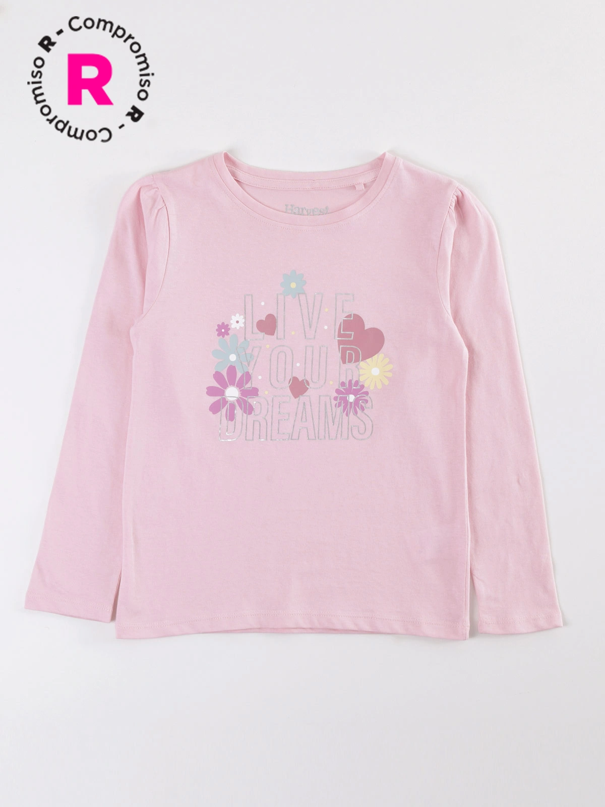 POLERA MANGA LARGA NIÑA HARVEST PRINT - 1