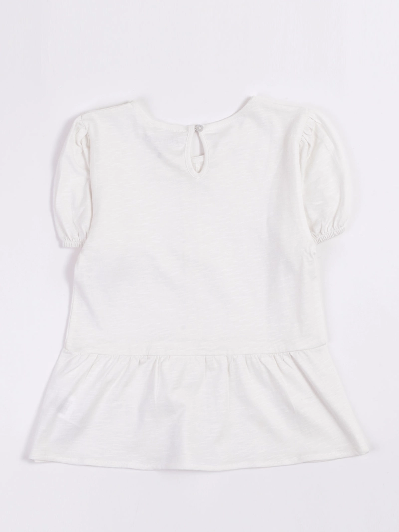 POLERA MANGA CORTA NIÑA HARVEST CON LAZOS - 2