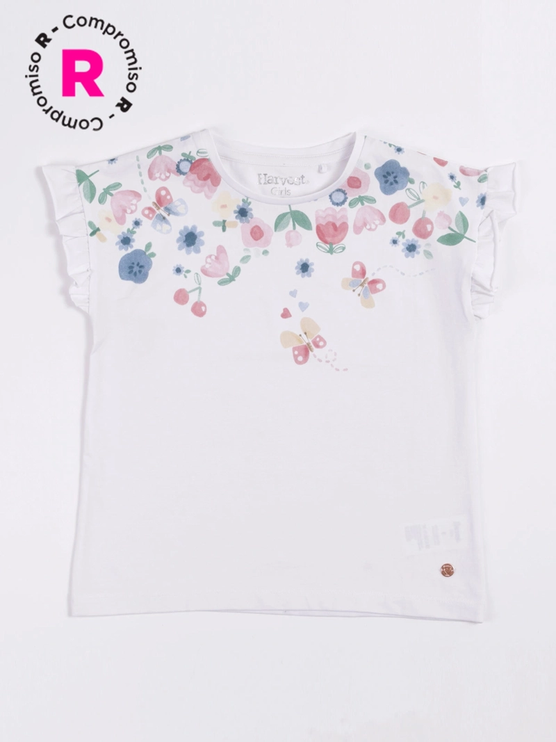HARVEST POLERA MANGA CORTA NIÑA HARVEST CON ESTAMPADO