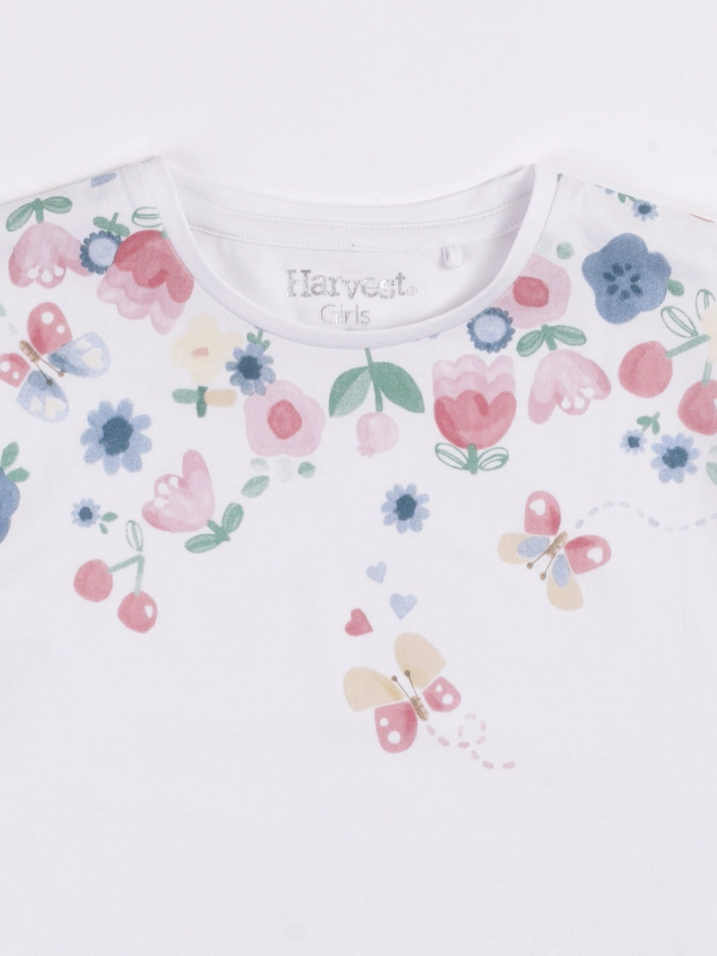 POLERA MANGA CORTA NIÑA HARVEST CON ESTAMPADO - 3
