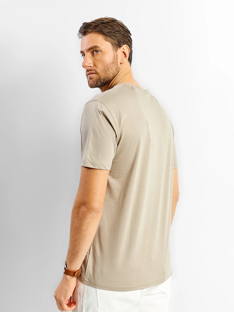 POLERA HOMBRE SPAVALDI CUELLO REDONDO MANGA CORTA - 2