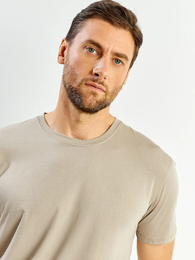 POLERA HOMBRE SPAVALDI CUELLO REDONDO MANGA CORTA - 3