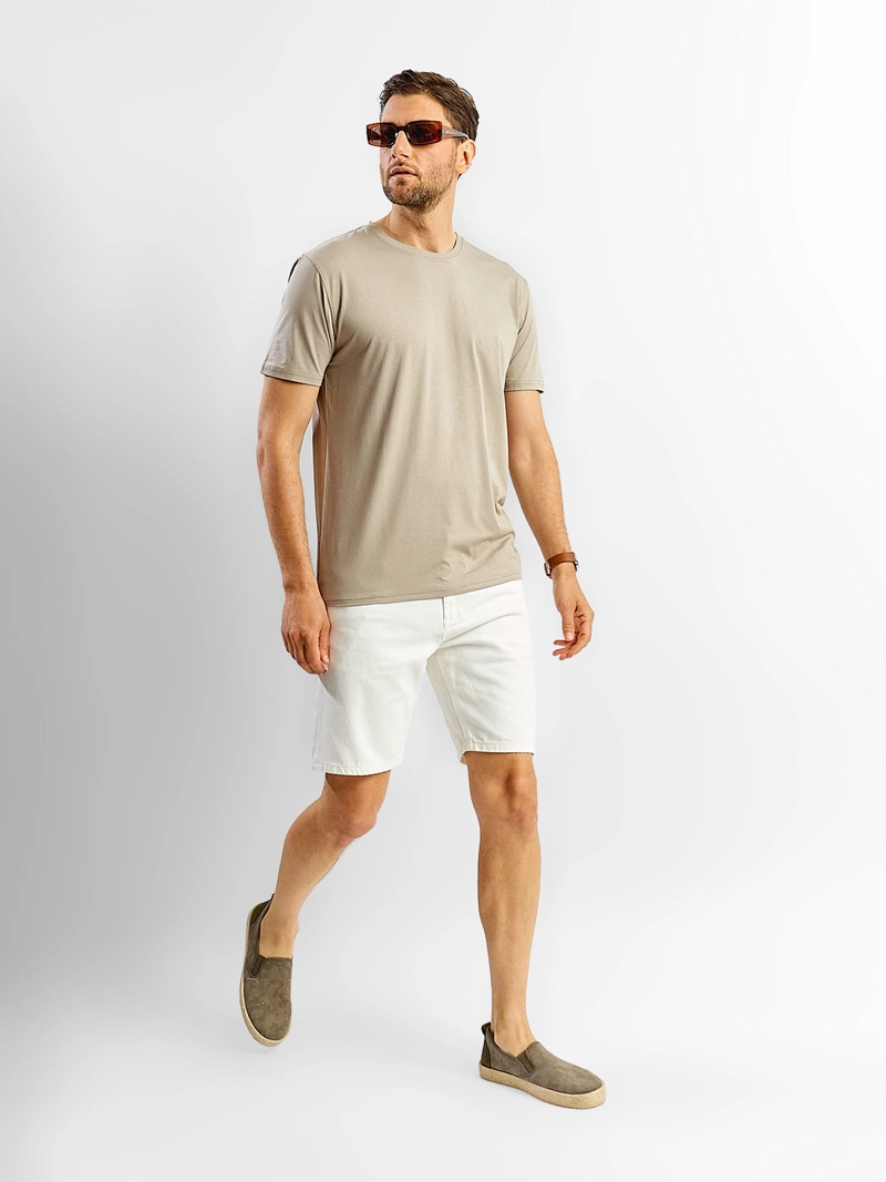 POLERA HOMBRE SPAVALDI CUELLO REDONDO MANGA CORTA - 5