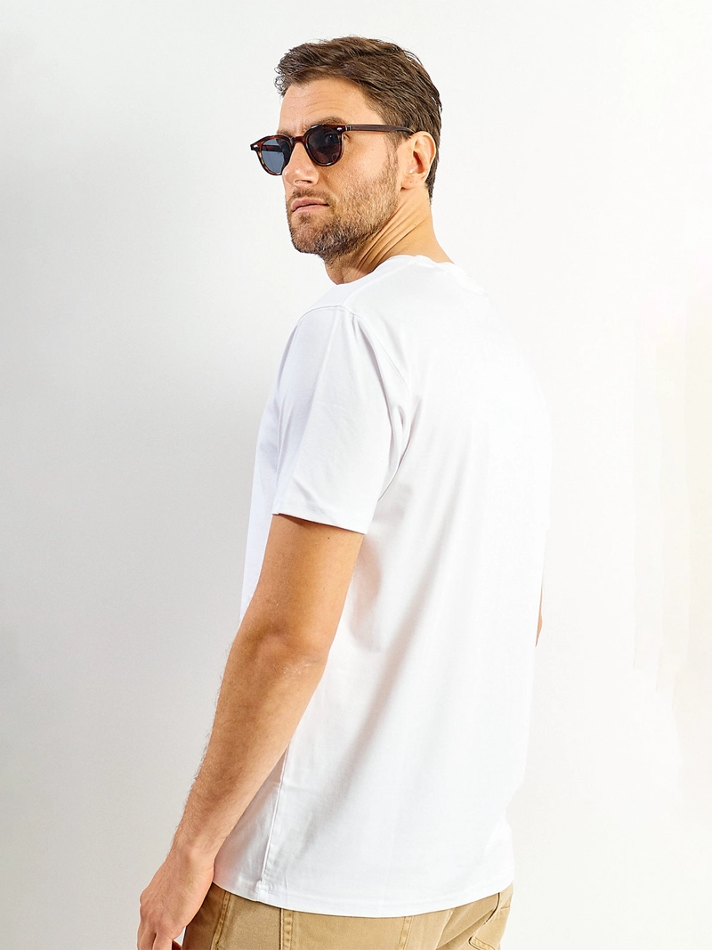 POLERA HOMBRE SPAVALDI CUELLO REDONDO MANGA CORTA - 2