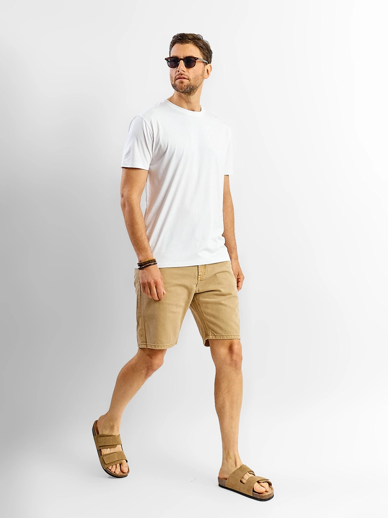 POLERA HOMBRE SPAVALDI CUELLO REDONDO MANGA CORTA - 5