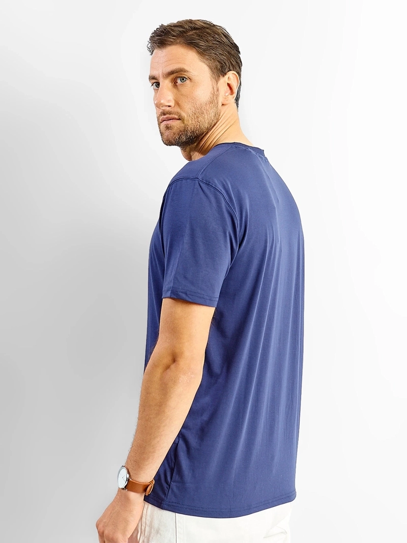 POLERA HOMBRE SPAVALDI CUELLO REDONDO MANGA CORTA - 2
