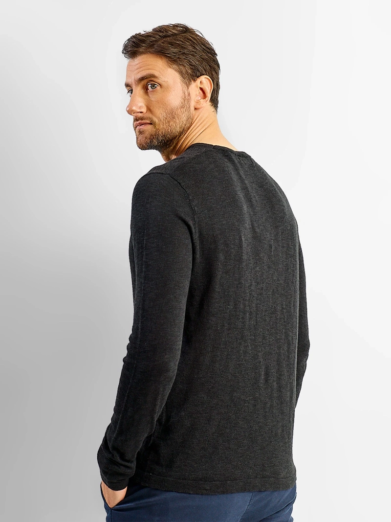 SWEATER HOMBRE SPAVALDI ALGODÓN CUELLO REDONDO - 2