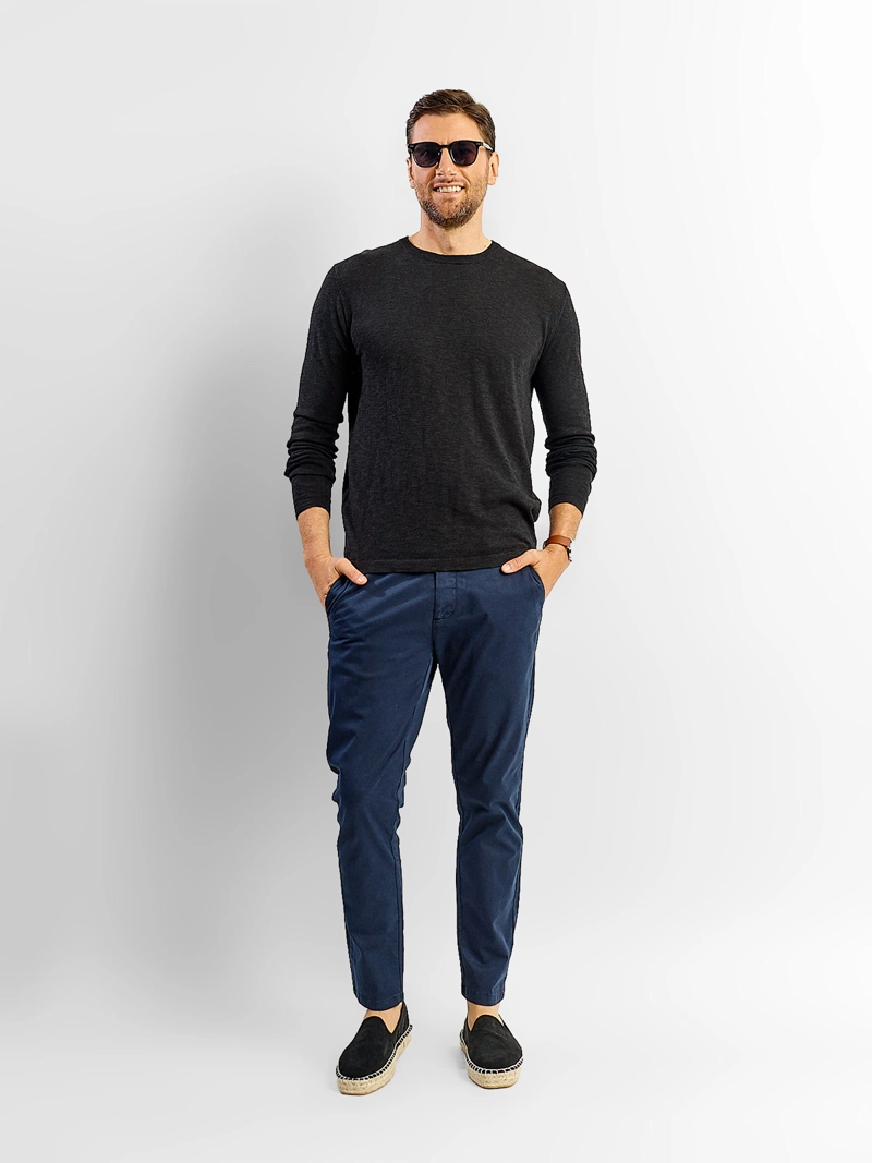 SWEATER HOMBRE SPAVALDI ALGODÓN CUELLO REDONDO - 5