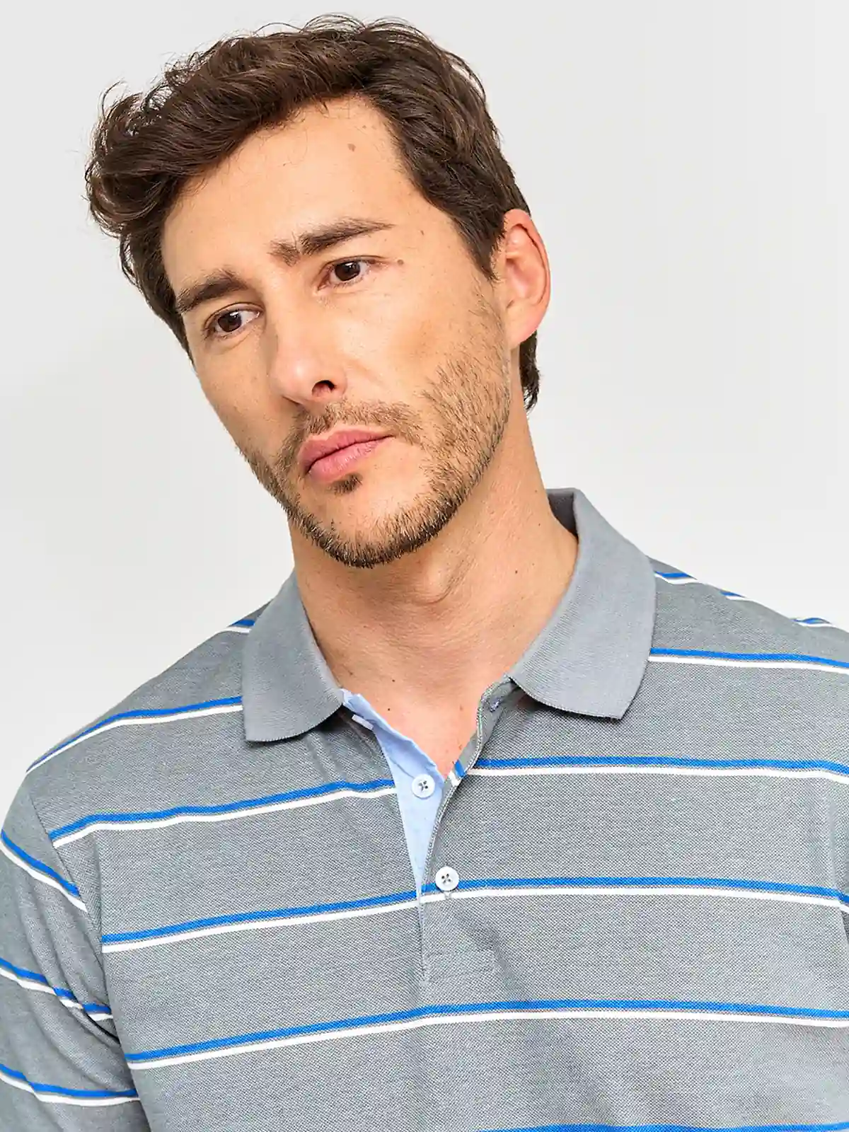 POLERA HOMBRE KENNETH STEVENS ALGODÓN MANGA CORTA PIQUÉ - 3