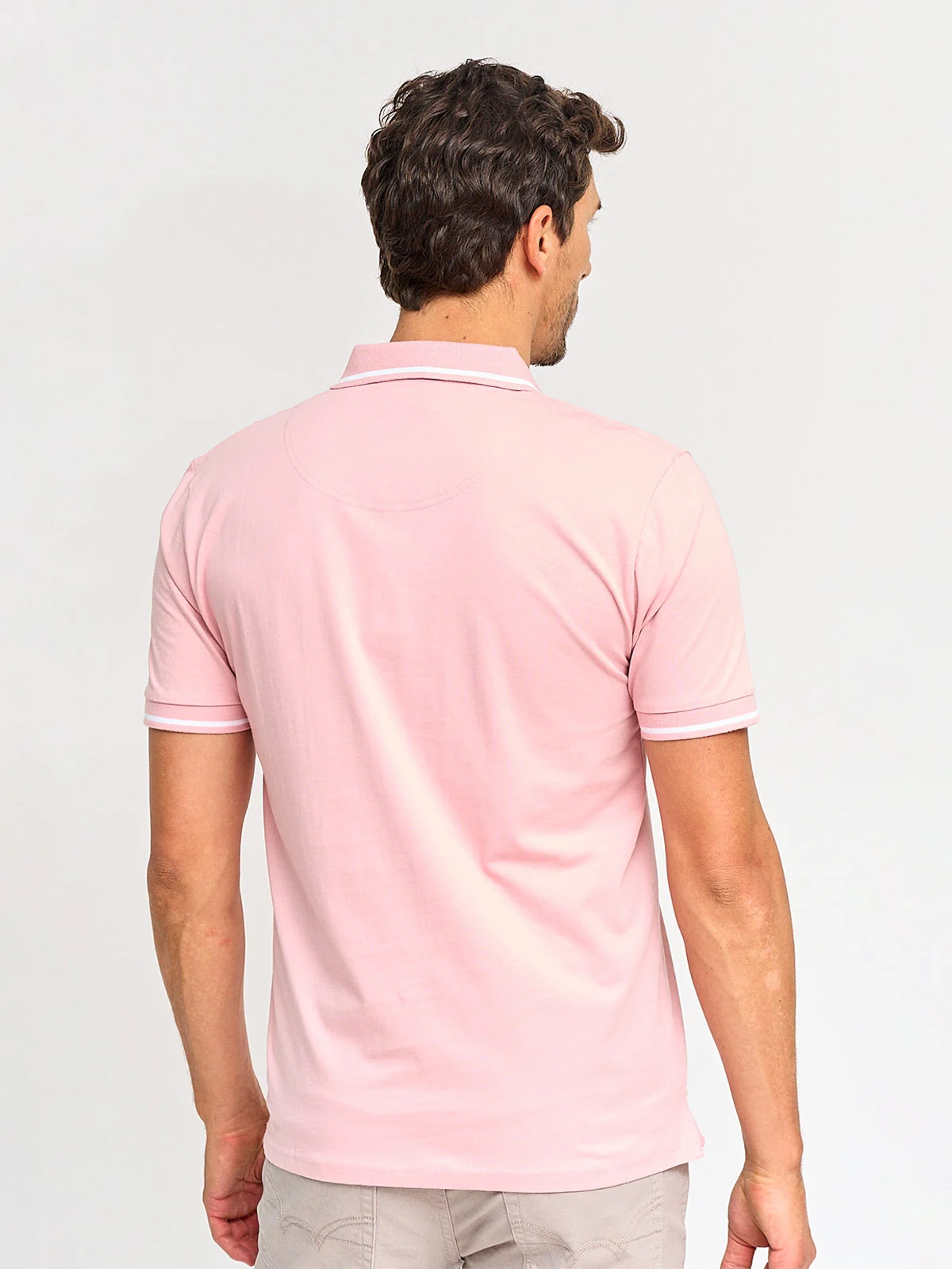 POLERA HOMBRE KENNETH STEVENS ALGODÓN CUELLO POLO MANGA CORTA - 2