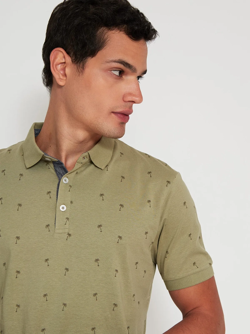 POLERA HOMBRE KENNETH STEVENS ALGODÓN MANGA CORTA CUELLO POLO - 3