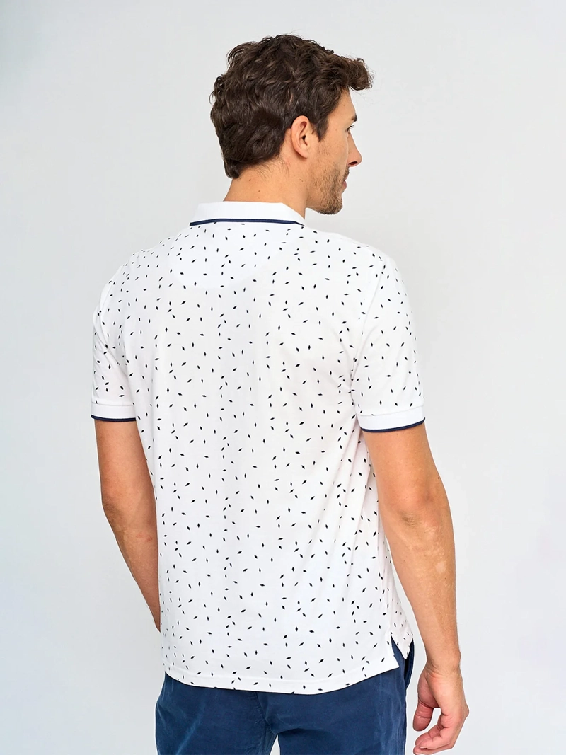 POLERA HOMBRE KENNETH STEVENS ALGODÓN CUELLO POLO MANGA CORTA - 2