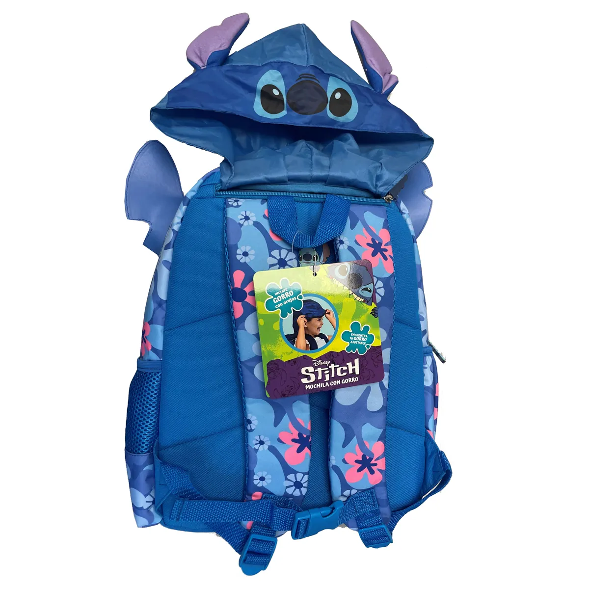 MOCHILA LILO & STITCH CON CAPUCHA STITCH - 5