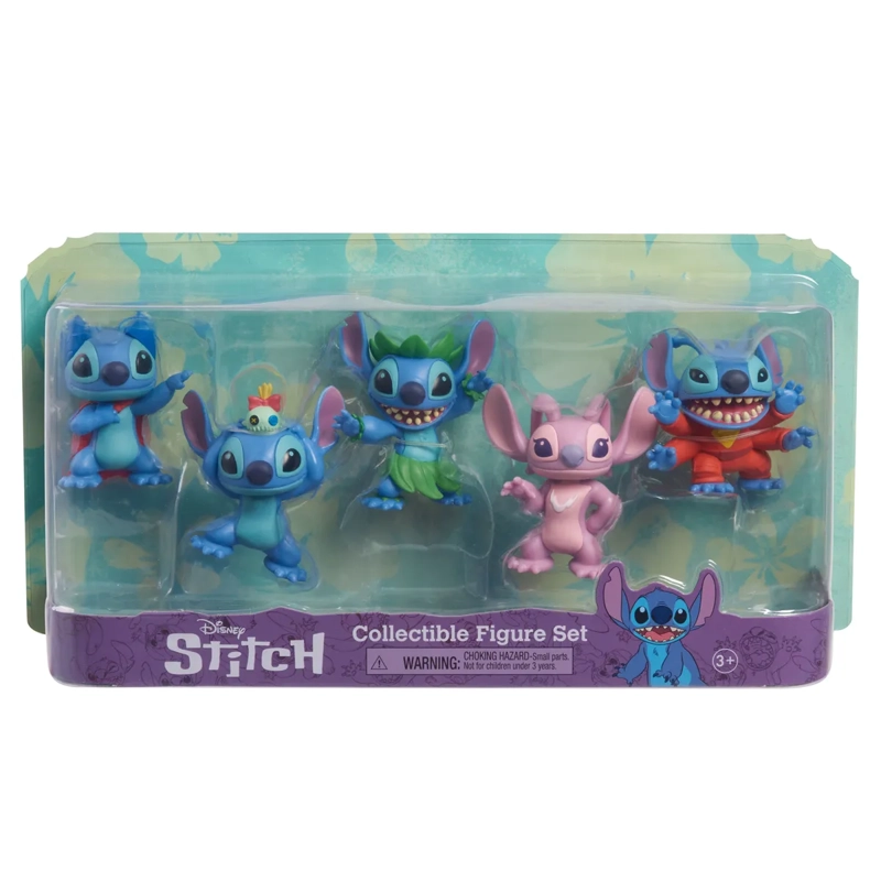 SET 5 FIGURAS DE COLECCIÓN LILO & STITCH STITCH - 2