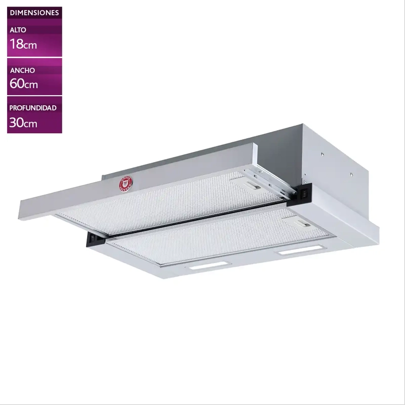 CAMPANA URSUS TROTTER INTEGRABLE 60CM TLX F60 INOX 1M