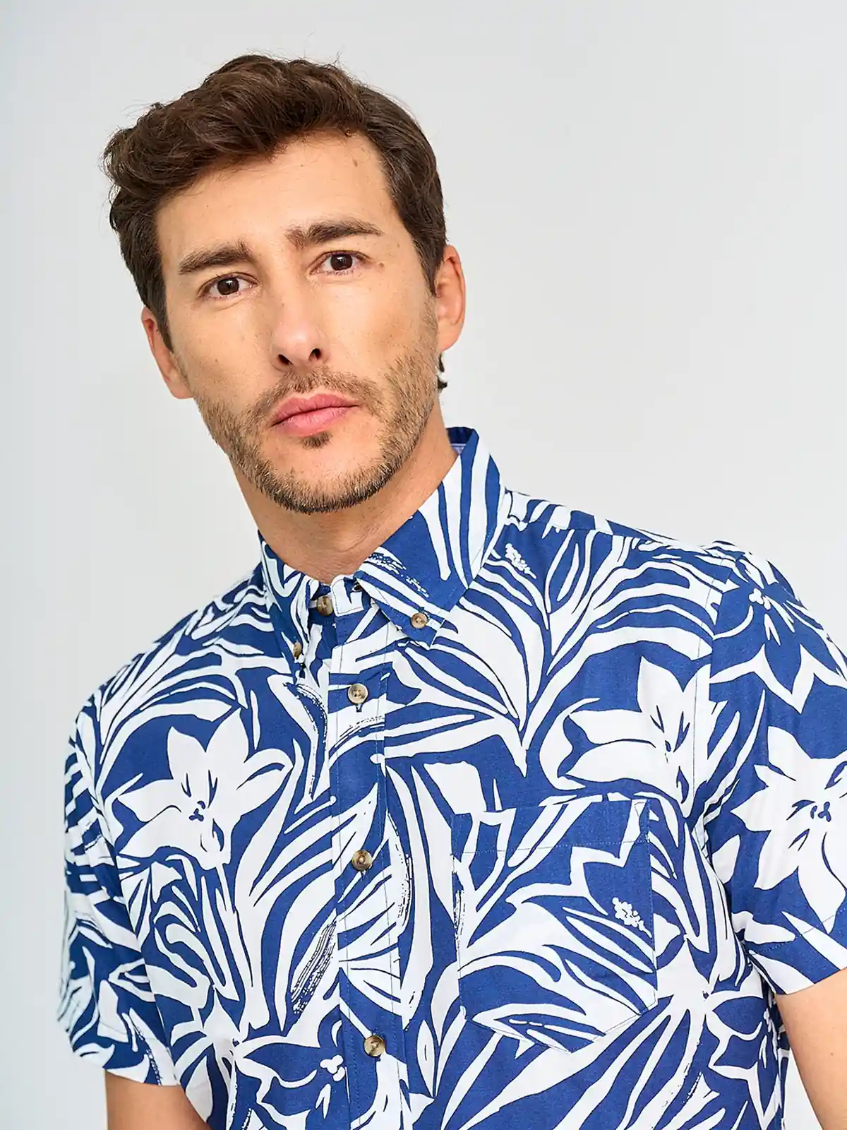 CAMISA HOMBRE KENNETH STEVENS ALGODÓN MANGA CORTA - 3