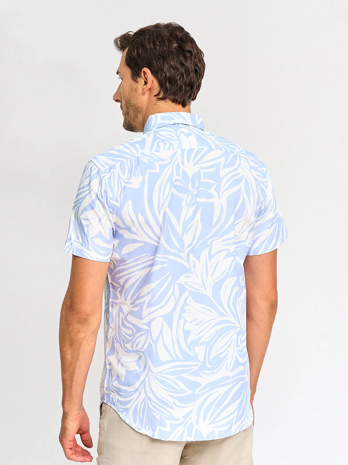 CAMISA HOMBRE KENNETH STEVENS ALGODÓN MANGA CORTA - 2