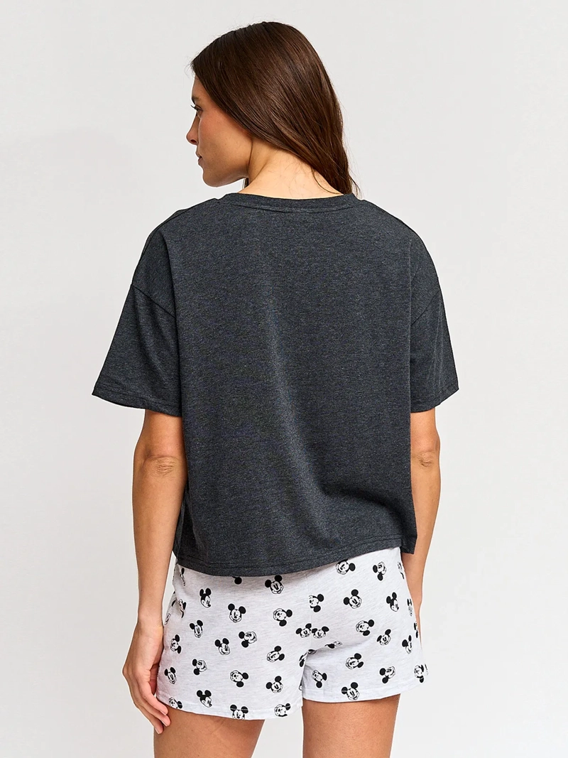 CAJA DE PIJAMA MUJER DISNEY MICKEY POLERA + SHORT - 2