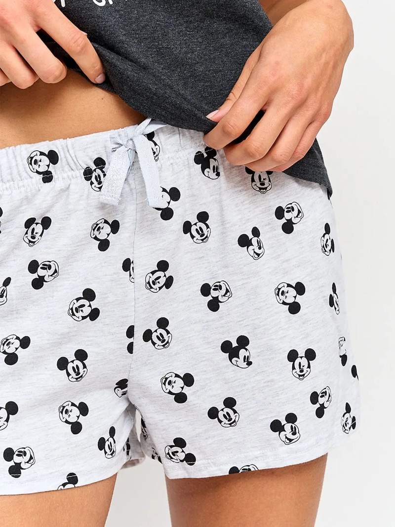 CAJA DE PIJAMA MUJER DISNEY MICKEY POLERA + SHORT - 3