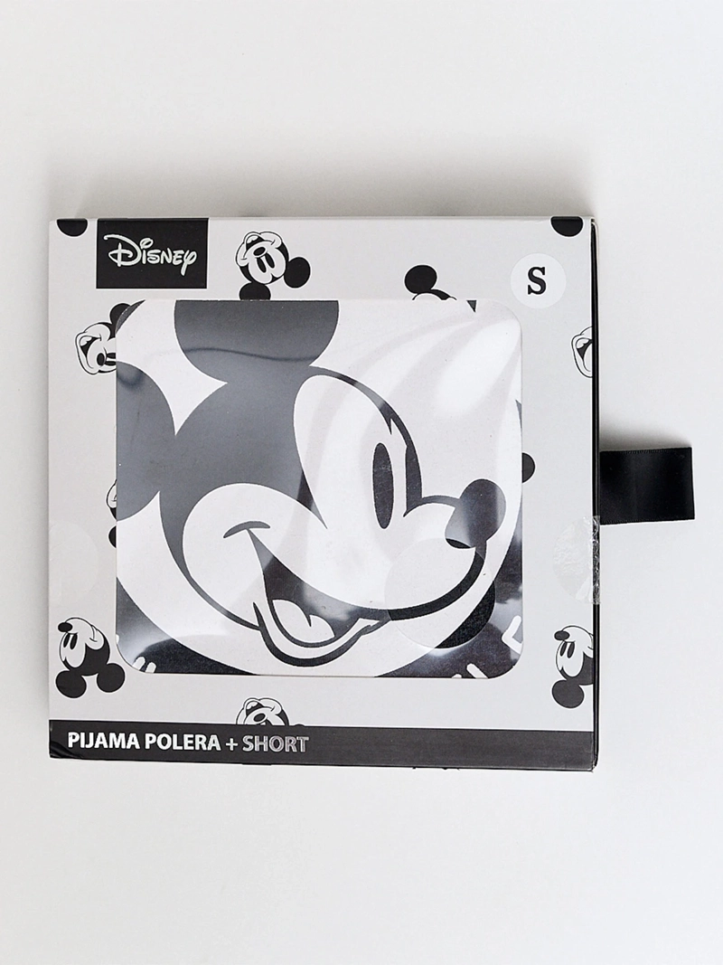 CAJA DE PIJAMA MUJER DISNEY MICKEY POLERA + SHORT - 5