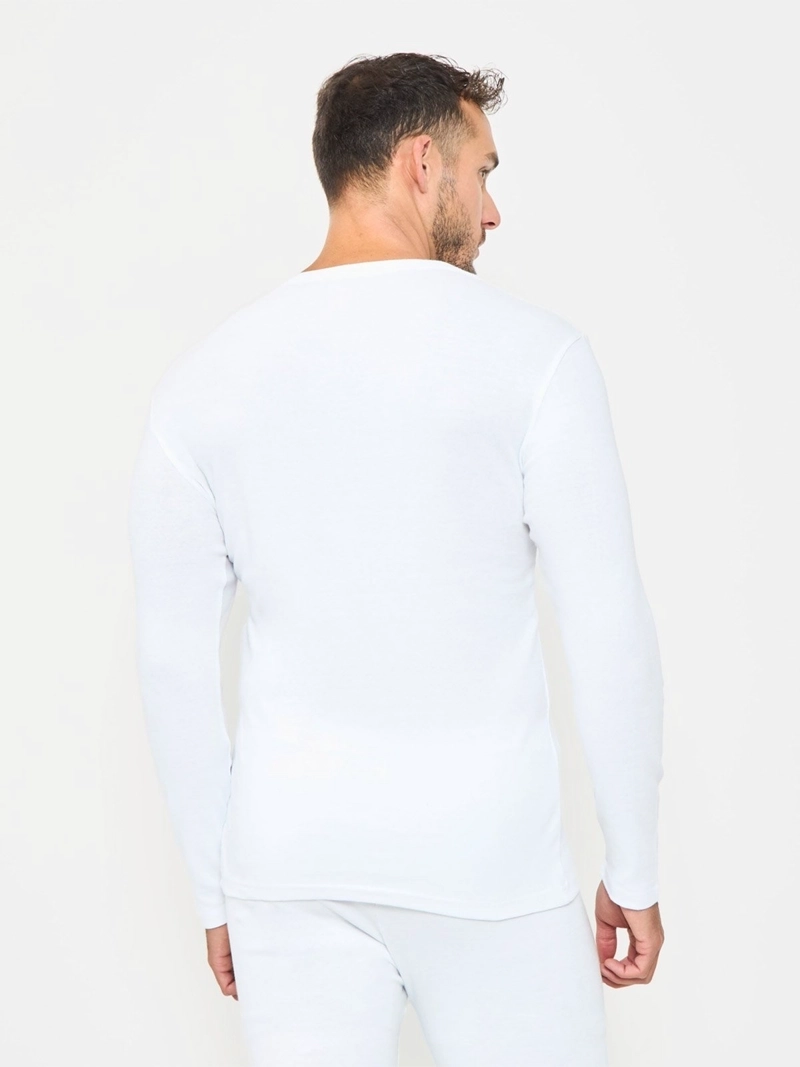 PACK X2 CAMISETA MANGA LARGA ALGODÓN HOMBRE PALMERS CUELLO EN V - 3