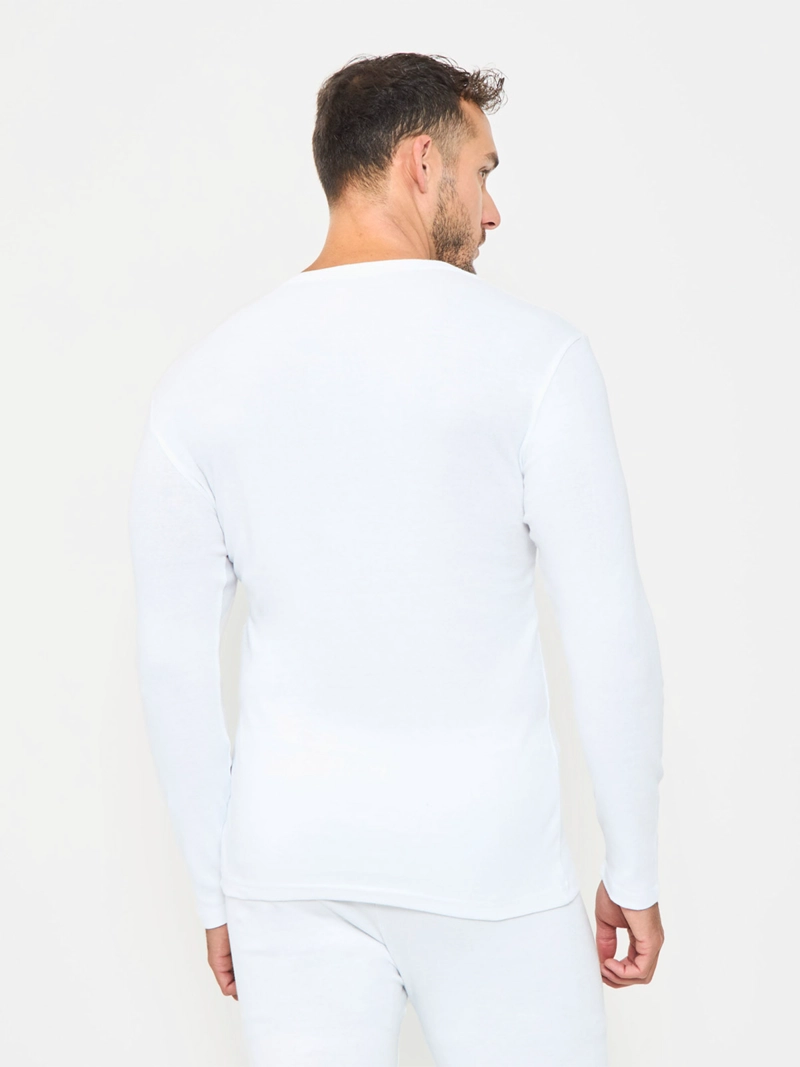 PACK X2 CAMISETA MANGA LARGA ALGODÓN HOMBRE PALMERS CUELLO EN V - 3