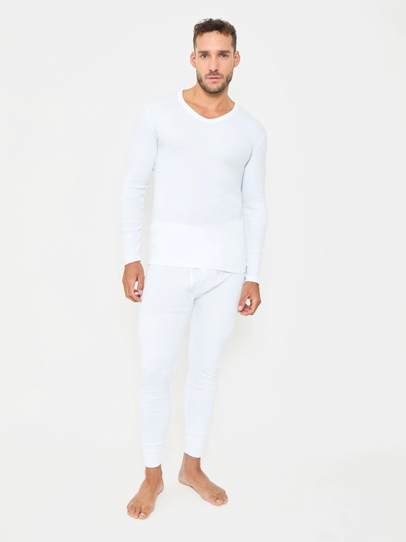 PACK X2 CAMISETA MANGA LARGA ALGODÓN HOMBRE PALMERS CUELLO EN V - 5