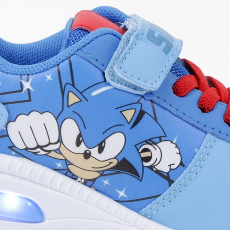 ZAPATILLAS NIÑO SONIC AZUL  - 4