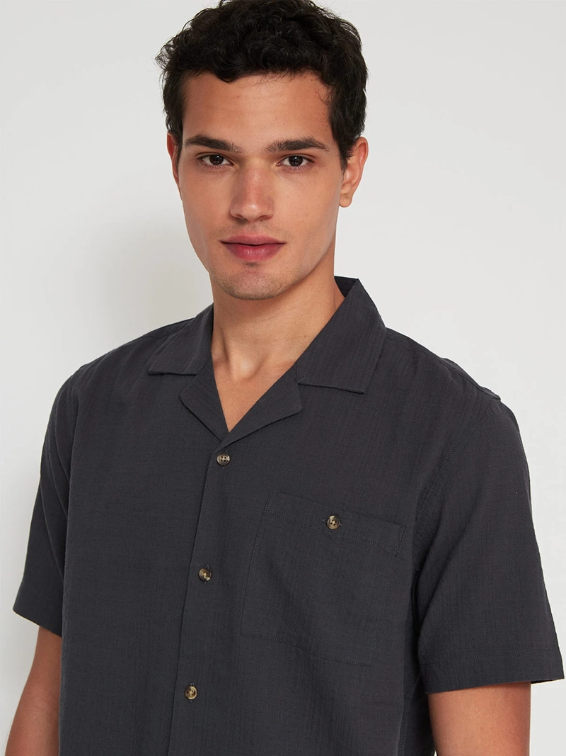 CAMISA HOMBRE BARBADOS ALGODÓN MANGA CORTA - 3