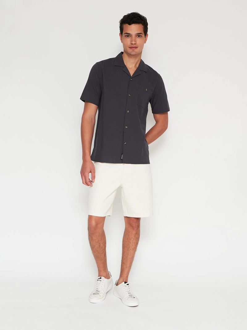 CAMISA HOMBRE BARBADOS ALGODÓN MANGA CORTA - 4