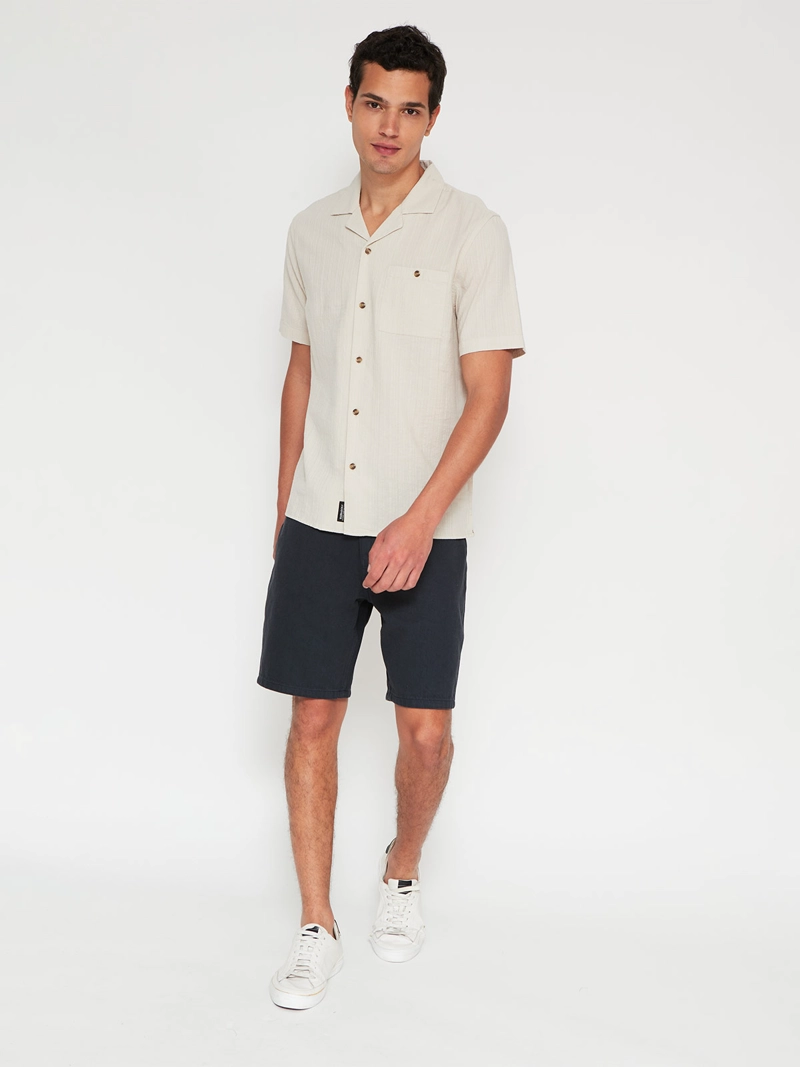 CAMISA HOMBRE BARBADOS ALGODÓN MANGA CORTA - 4