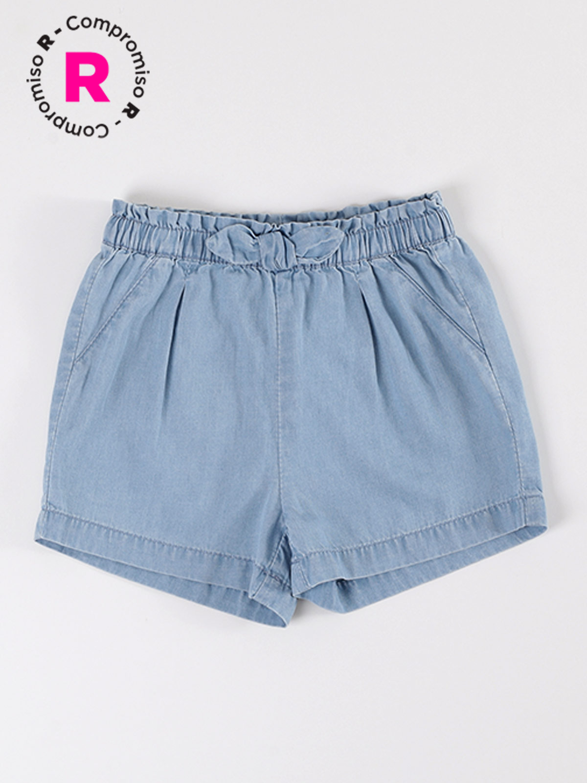 SHORT NIÑA BABY HARVEST CINTURA CON BOLSILLO - 1
