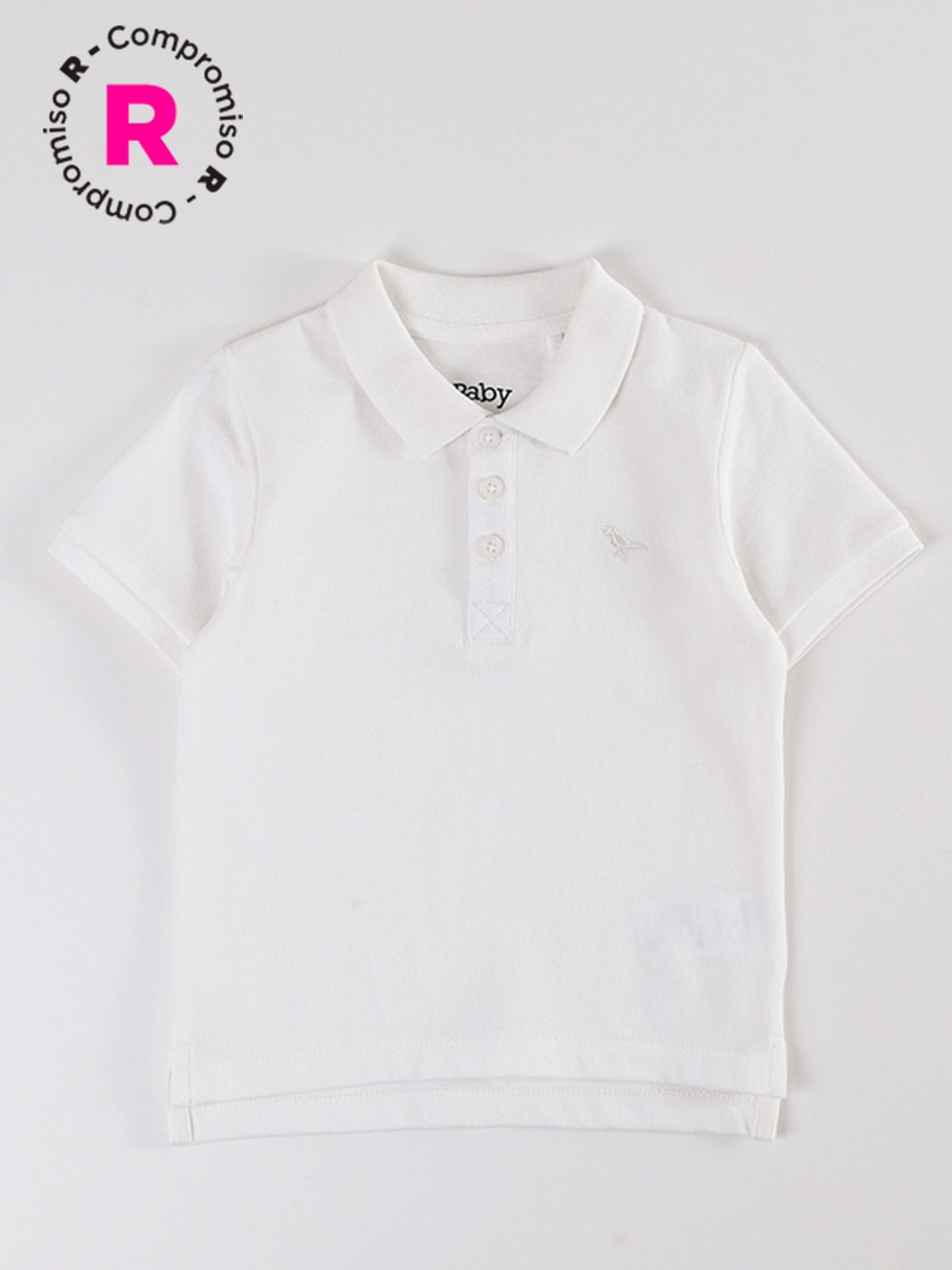 POLERA MANGA CORTA NIÑO BABY HARVEST CUELLO PIQUE - 1