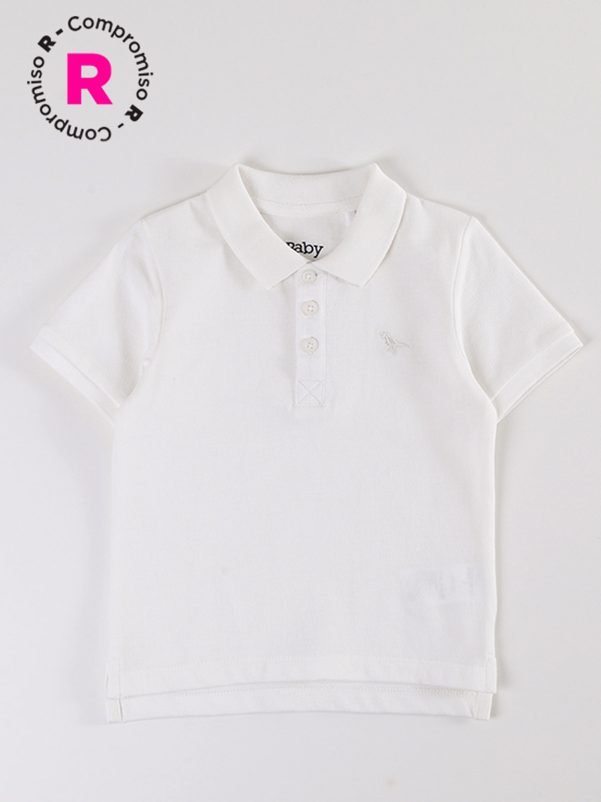 POLERA MANGA CORTA NIÑO BABY HARVEST CUELLO PIQUE - 1