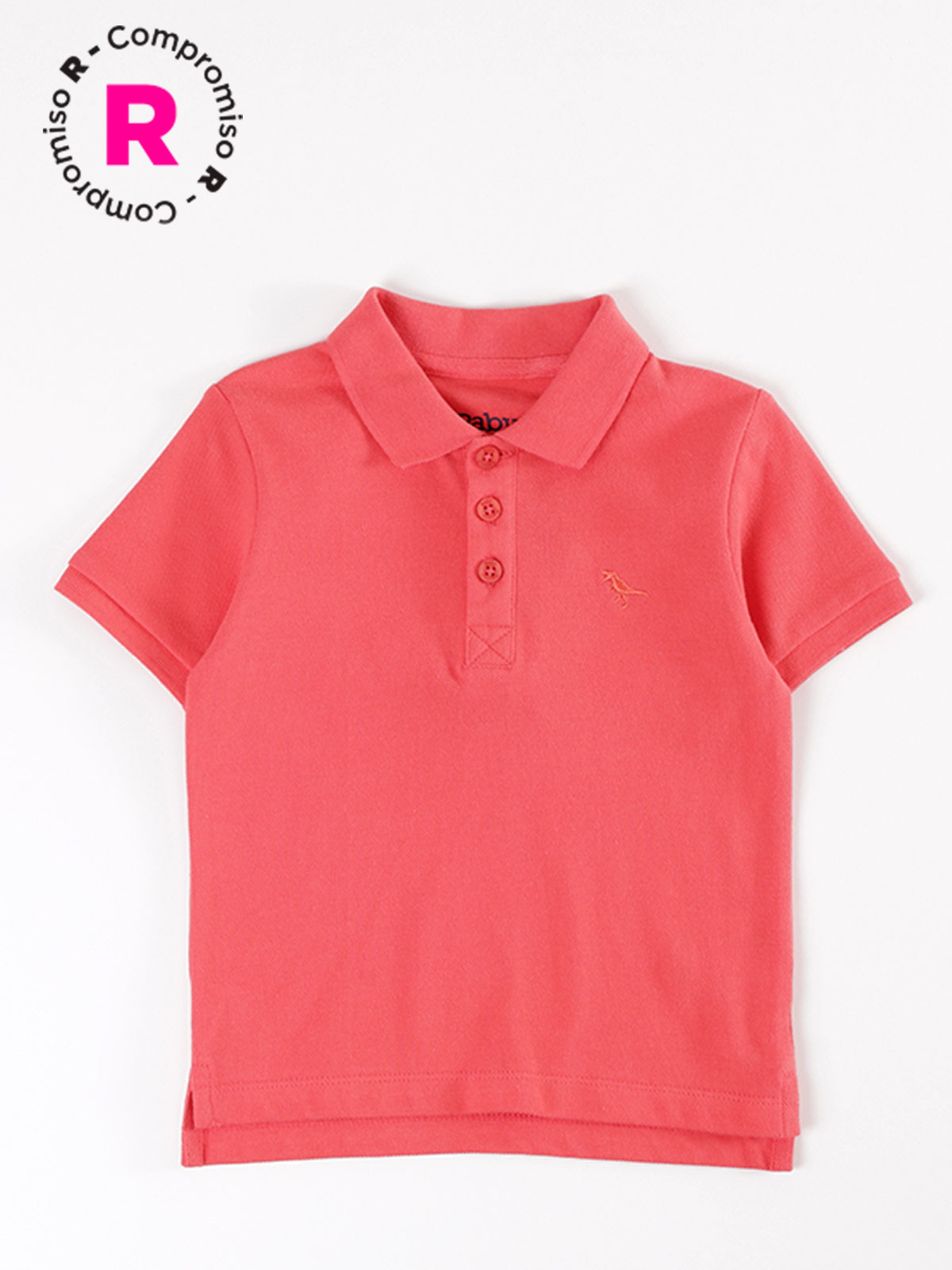 POLERA MANGA CORTA NIÑO BABY HARVEST CUELLO PIQUE - 1