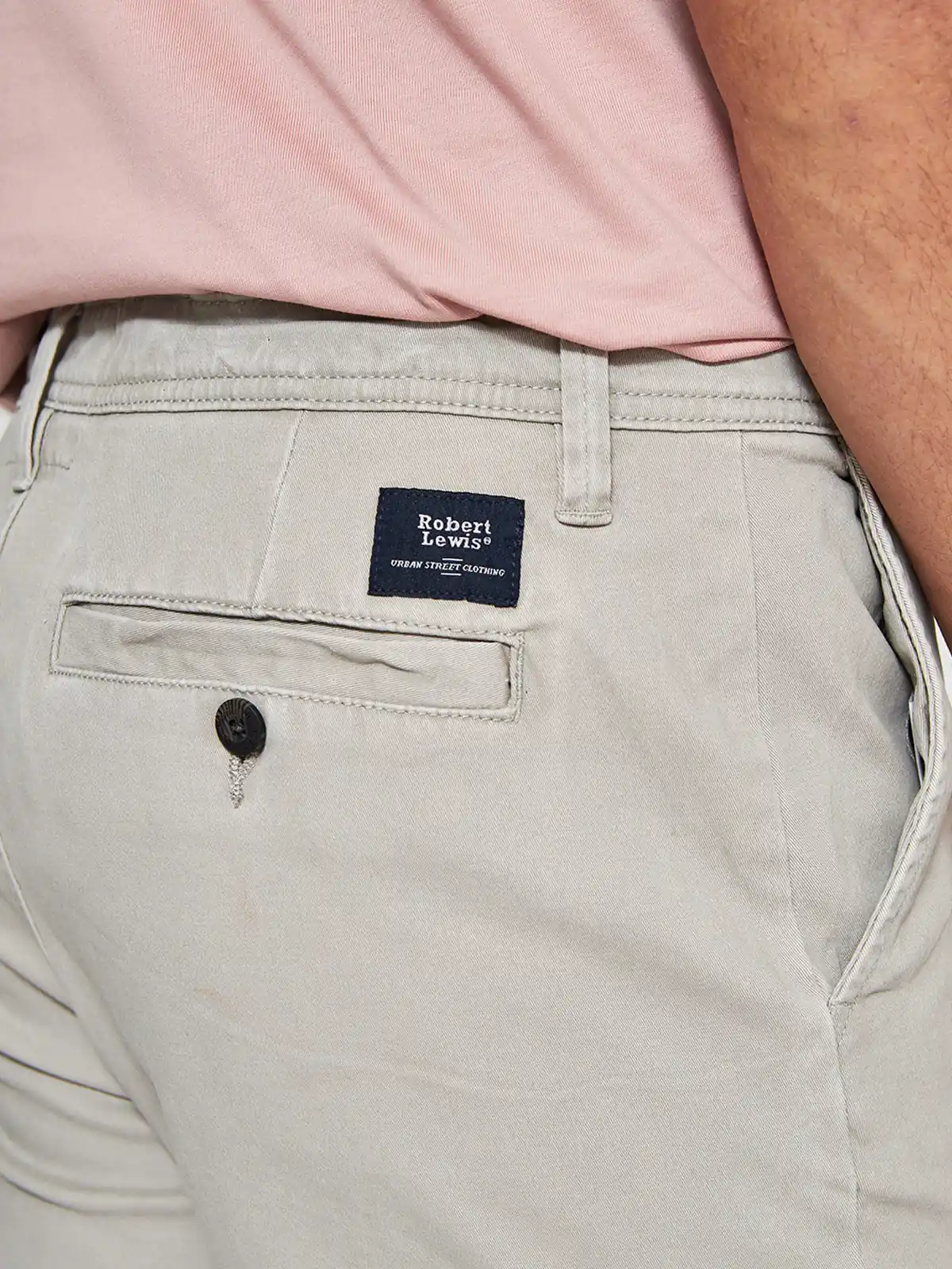 BERMUDA HOMBRE ROBERT LEWIS ALGODÓN CHINO - 3
