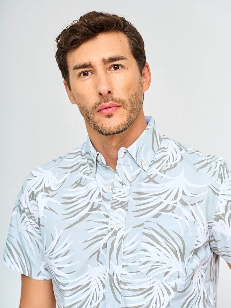 CAMISA HOMBRE KENNETH STEVENS ALGODÓN MANGA CORTA - 3