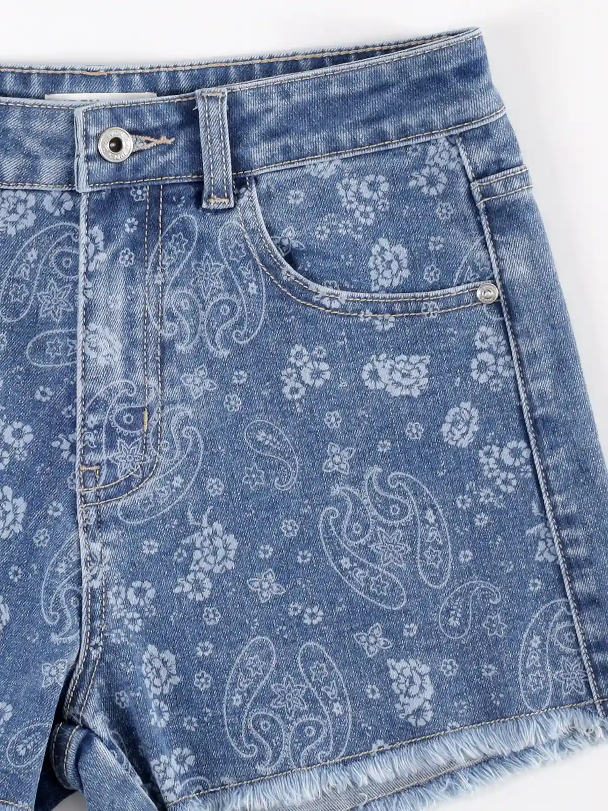 SHORT NIÑA INDEX DENIM PRINT - 3