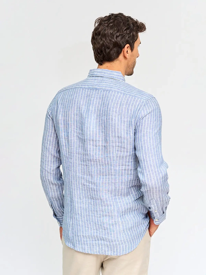 CAMISA HOMBRE CACHAREL LINO LÍNEAS - 2
