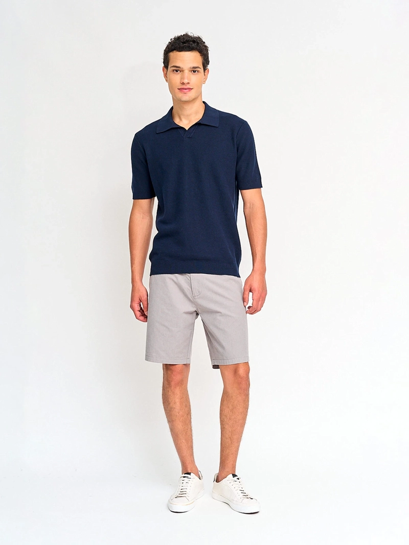 POLERA HOMBRE REGATTA ALGODÓN MANGA CORTA TEJIDA - 4