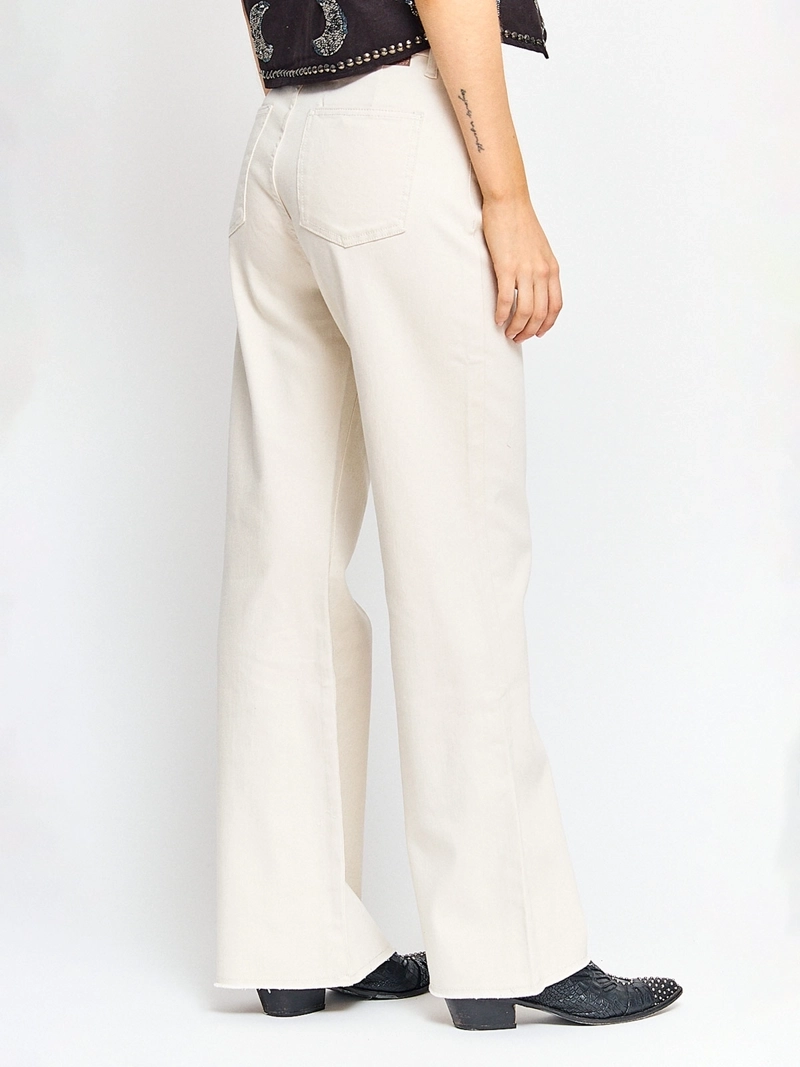 JEANS MUJER BARBADOS ALGODÓN DESFLECADO - 3