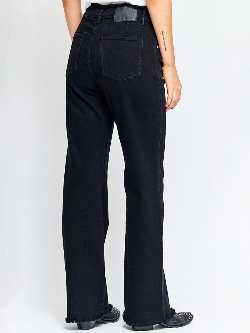 JEANS MUJER BARBADOS ALGODÓN DESFLECADO - 3