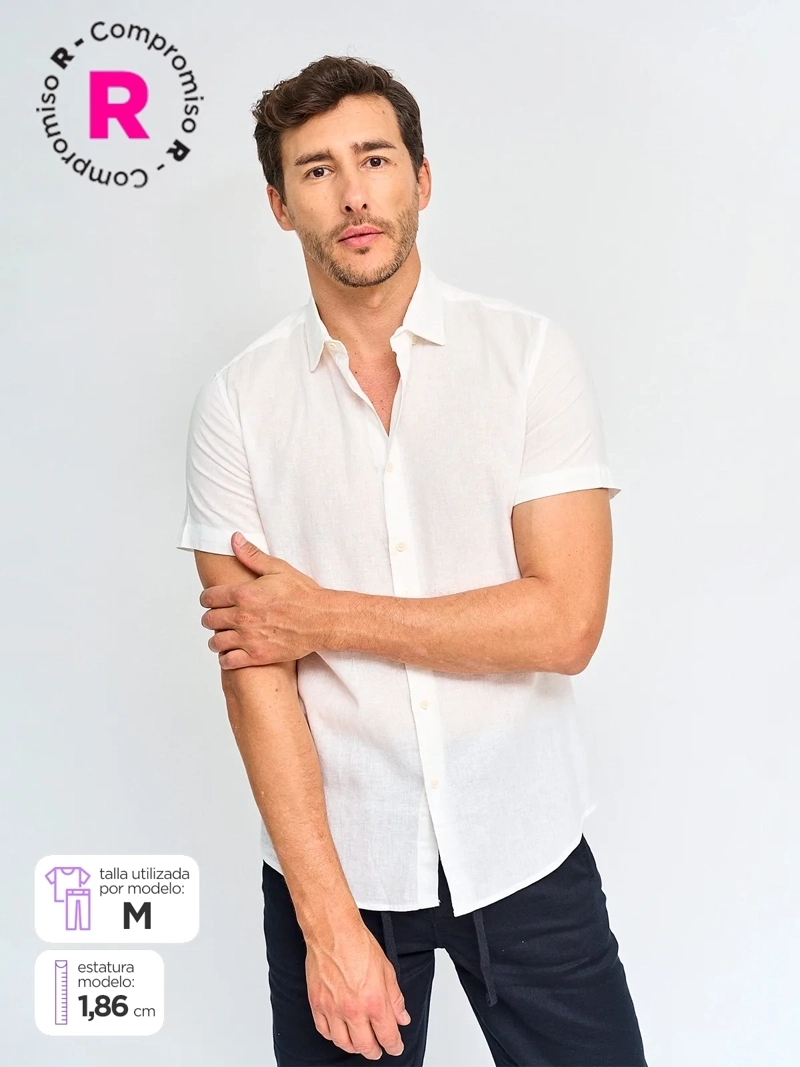 CAMISA HOMBRE MARQUIS ALGODÓN MANGA CORTA - 1