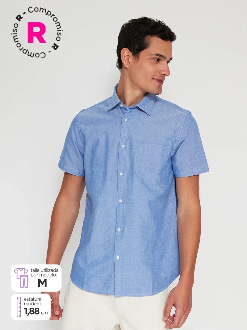 REGATTA CAMISA HOMBRE REGATTA ALGODÓN MANGA CORTA