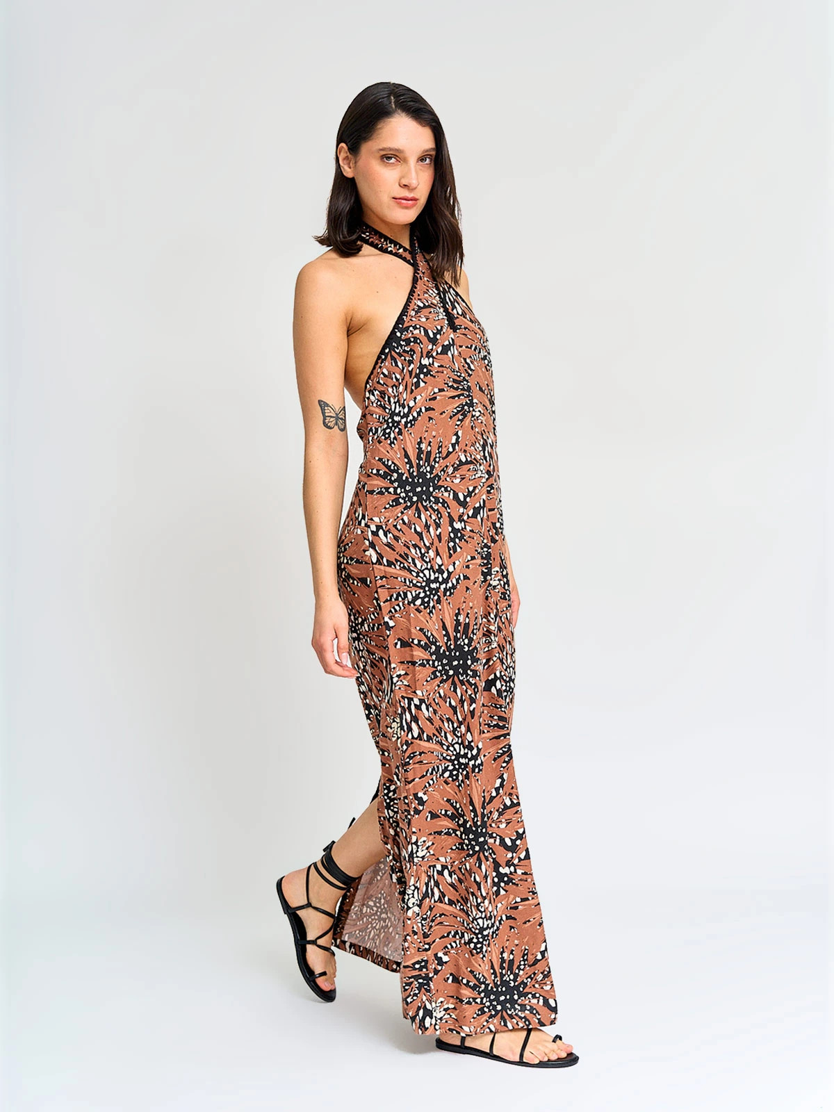 VESTIDO MUJER BARBADOS LINO LARGO - 2