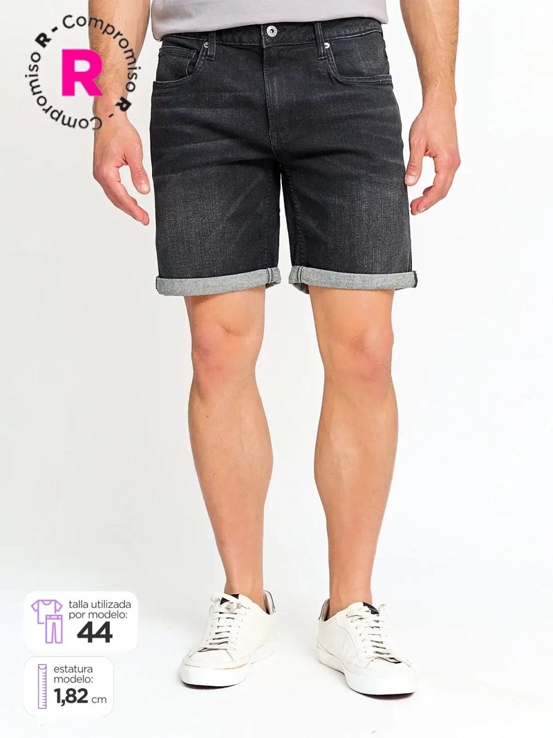 BERMUDA HOMBRE PEPE JEANS SLIM ALGODÓN  - 1