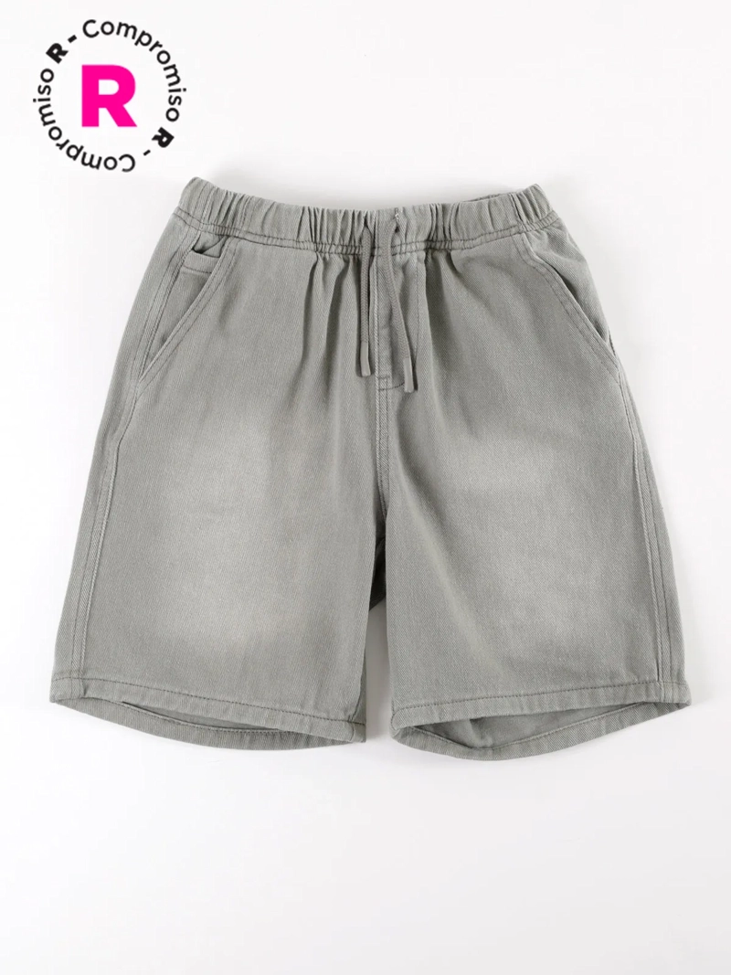 SHORT NIÑO HARVEST DENIM - 1