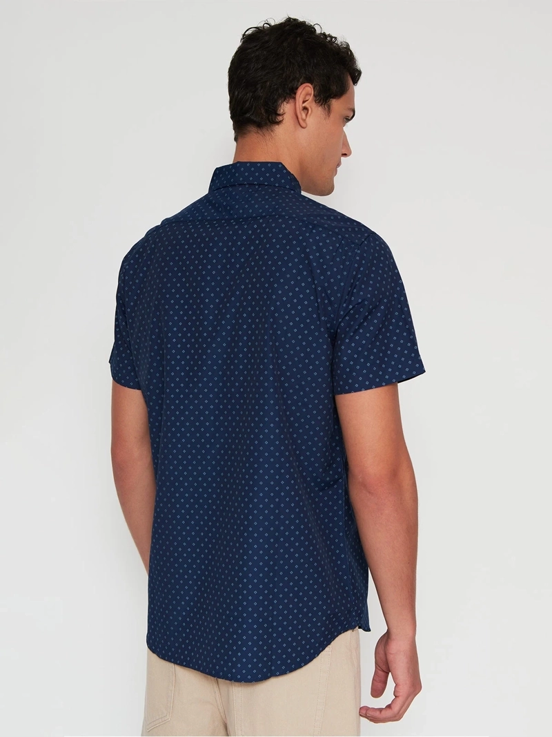 CAMISA HOMBRE KENNETH STEVENS ALGODÓN MANGA CORTA POPLIN - 2