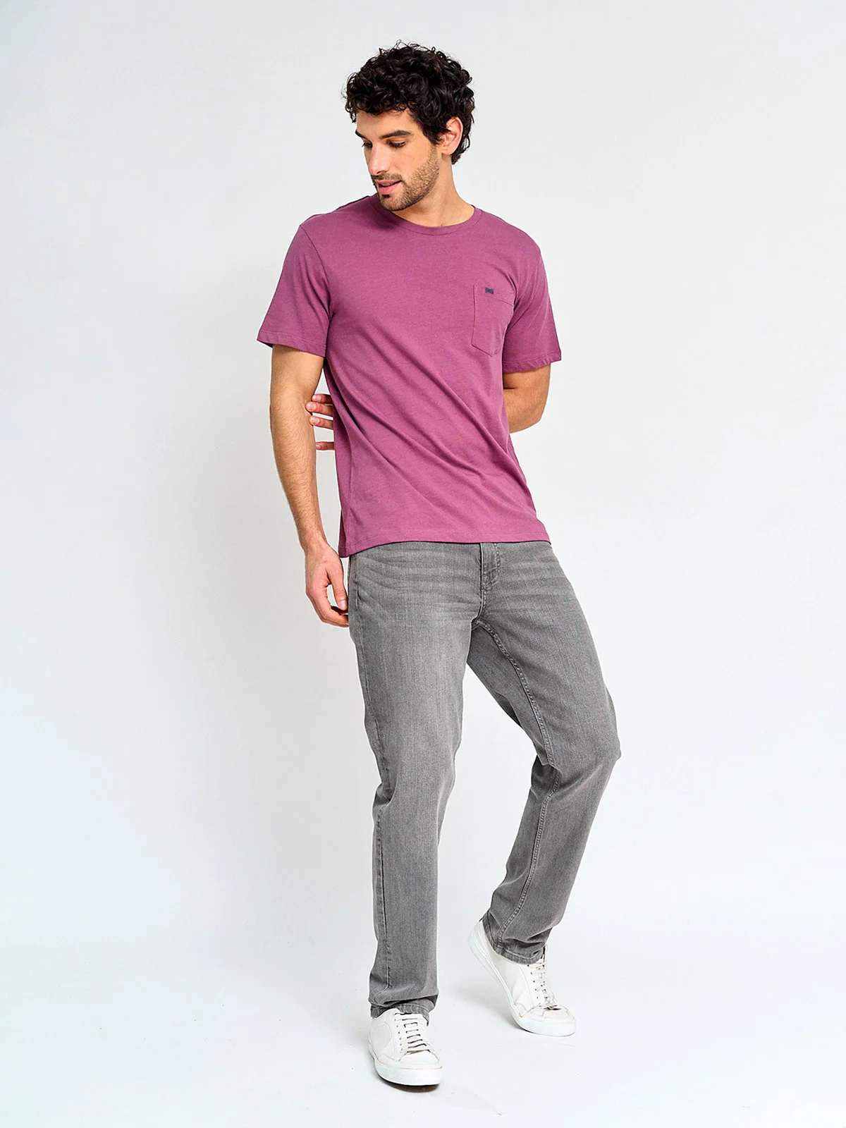 POLERA HOMBRE REGATTA ALGODÓN CUELLO REDONDO MANGA CORTA - 4