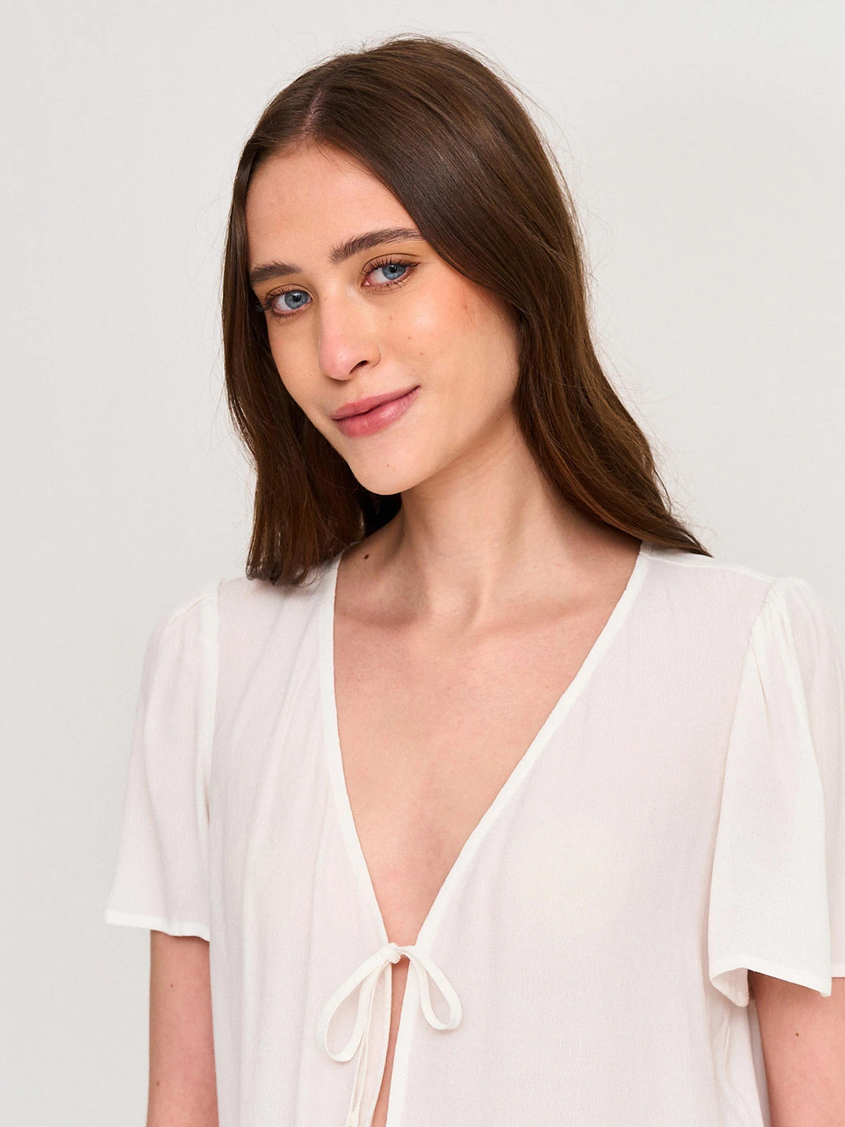BLUSA MUJER BARBADOS MANGA 3/4 FLUIDA - 3
